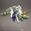 Quartz Thermal Banger met Glass Carb Cap met XL XXL Dubbele Muren 10mm 14mm Male Vrouw 45 Graden 90 graden Dikke Bal Glas Carb Caps