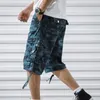 Mens Summer Cotton Cargo Shorts Fashion Camouflage Male Shorts Multi-Pocket Casual Camo Outdoors Tolling Homme Short Pants