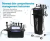 9 en 1 diamant dermabrasion ultrasonique machine de microdermabrasion épurateur de peau à ultrasons levage des yeux RF dispositif de marteau chaud froid