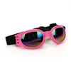 Lunettes de chien lunettes pliables lunettes Protection UV imperméable chat lunettes de soleil accessoires pour animaux de compagnie 6 couleurs JK2005PH5436487