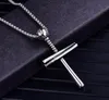 2020 Baseball Bat Cross Pendant Necklace Gold Silver Svart färg Rostfritt stål Baseball Cross Pendant Necklace For Women Men HIP210R