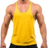 Gym Singlets Men039S tank top för bodybuilding och fitness Stringer Sports9753087