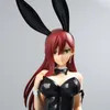 45 cm ing Fairy Tail Erza Scarlet Bunny Girl Anime Figur Sexy Girl PVC Action Figure Spielzeug Sammlung Modell Puppe Geschenk Unisex MX1939520