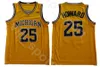 Michigan Wolverines Juwan Howard College Basketball Jerseys 25 Chris Webber 4 Jalen Rose 5 Jalen Rose 2 Charles Matthews 1 equipe da Universidade