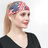 Nouveau bandeau de cheveux européen et américain impression chapeaux sport Yoga bandeau absorption de la sueur arrêt écharpe à larges bords YWGX012545078