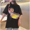 Créateur de mode Fanny Pack femmes Laser Iridescence bandoulière poitrine sacs sac à bandoulière fermeture éclair taille ceinture sacs voyage sport messager sacs nouveau