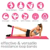 Yoga Resistance Bands Set Portable Home Outdoor Fitness Träning Elastic Band Top Quality AntiundefinedSlip Body Training Resistance Loops 0505187123480