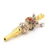 Bling Bling Metalen Mond Tips Aluminium Mondstuk Drip Tip Pijpen Met Sieraden Sigarettenhouders YYA1896611129