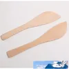 1000pcs / mycket trä ansiktsmask sked diy cream mixing spatulas scoop makeup kosmetiska verktyg snabb frakt f571