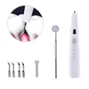 Draagbare Waterless Sonic Vibration Dental Cleaner Floss Anesthesia Gratis Pijnloze Effectieve Plaque Tartar Remover 3 Beveiligde werkmodus met licht