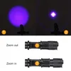 Flashlights Torches Drop Led UV Torch Light Ultra Violet Blacklight 395NM Lamp Battery For Marker Checker Detection1