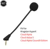 3,5 mm MIC-hörlurs mikrofon för moln silver Cloudx Cloud9 Edition Gaming Headsets