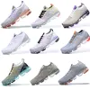 vapormax 2019 Flyknit 2.0 running shoes de course Triple Black Multi-couleur CNY pur Platinu Blanc Dusty Cactus marine minuit Hommes Femmes Sneakers 36-45