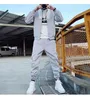 Man Casual Sports Suits Fashion Korean Trend Sweatshirt Trousers Tracksuits Designer Male Spring New Long Sleeve Loose Clothing 2pcs Suits