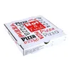 Boîte à pizza avec logo personnalisé avec qualité alimentaire, prix moins cher, bonne qualité