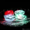 멋진 다채로운 변화 조명 꽃 낭만적 인 웨딩 장식 파티 램프 촛불 소원 장미 LED 야간 빛