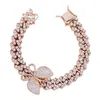 12mm 18K Or Glacé Cubique Zircone Femmes Totate Papillon Cubain Lien Chaîne Bracelets Femelle Papillon Bijoux Bracelet Bracelet Chaînes Bijoux Bijoux