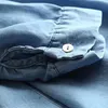 Kadınlar Casual Denim Gömlek Uzun Kollu Nakış Çiçek Düğme Aşağı Tunik Top Günlük Giyim Bluzlar Için Giyim1