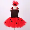 1set Ladybug Tutu Dress Baby Girl Birthday Party Dress Kids Halloween Lady Bug kostymdräkt Ladybird Girls Fancy Dress Up 114 T4611391