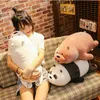 Şub Yeni Japonya Peluş Oyuncaklar Panda 35cm 50cm 70cm 90cm Boy Doğum Günü 1 PCS Noel Şimdiki 3D yastık MX200716358422