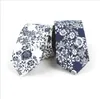 Top Floral Krawatten Mode Baumwolle Paisley für Männer Corbatas Schlanke Anzüge Vestidos Krawatte Party Krawatten Vintage Gedruckt Gravatas GD