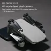 E99PRO Double 4k HD Camera WIFI FPV Mini Beginner Drone Kid Toy, Track Flight, Verstelbare snelheid, Hoogte Hold, Gesture Photo Quadcopter, UseU