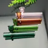 Rauchpfeifen Shisha Bong Glas Rig Öl Wasser Bongs Farbige Glockenmündung Glaspfeife