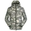 Giacche tattiche Uomo Outdoor Abbigliamento da caccia Cappotti impermeabili antivento Mens Camouflage TAD Soft Shell Giacca in pile militare CX200801