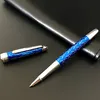 2020 Le Petit Prince Pilot Metal Ball Point Pennor Deep Blue Roller Ball med silverklipp Högkvalitativ skrivning Pen Lacker Barrel2115538