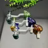 Rökande rör Bongs tillverkar handblåst vattenpipa Den nya färgade grodtratten har bra filtreringsprestanda