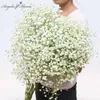 Big Bunch Baby Andor Torkad Blommor Konstgjorda Fake Blomma Gypsophila Buketter Hem Trädgård Julinredning Alla hjärtans dag Gåvor