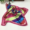 Silk printing small squares Scarves Women trend silks and satins mulberry scarf wholesale
