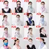 Donne da ciclismo viso maschera in seta al collo di seta balaclava all'aperto antipolvere solare protezione solare bandana maschere integrale riutilizzabile protezione protettivo designer