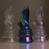 Hookahs Snake 6.5 '' Glass Water Bong Mini Três cores diferentes Formas rápidas