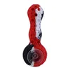 Cachimbo de água de silicone de abelhas Cachimbos de tabaco de viagem Colher Tubos de cigarro Bongo de vidro Erva seca Acessórios Cachimbo presente atacado