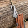 Couteau de poche de chasse BM 15060, manche en bois de couleur, outil d'aide en verre cassé pour l'extérieur, couteaux multifonctions 7906444