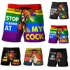 Rolig Cock Mens Badkläder Swim Shorts Trunks Beach Board Shorts Swimming Byxor Baddräkter Mens Running Sports Surffing