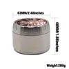 Hornet Tobacco Grinder Hjul Zinc Alloy Rökning Grinder 2,48 tum 4 stycke skarp diamant tänder metall ört Miller Spice Crusher