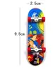 9.5 cm Finger Toy Printing Professionele Legering Stand Board Skateboard Mini Vingers Borden Skate Truck voor Kid Willekeurig 1pcs