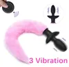 Vibrating Anal Plug Sohimi Vibrator Prostate Massager BDSM Sex Toy with Automatically Shaking Tail Prostate Stimulator Submissive7867639