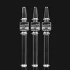 Smoking Glass Nectar kit Collector with 10mm 14mm male female Quartz Tips Keck Clip Silicone Container Reclaimer for water pipe