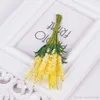 Mini Pe Lavendel Artificial Flowers for Wedding Home Decoration DIY Craft Present Bride Wreath Scrapbooking Fake Flower