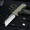 TL-J012 OEM Outdoor Camping Tactical D2 Steel Kniv Folding Survival Kniv med G10 Handtag för EDC Vandring Jakt Rescue