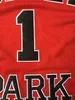 Toppkvalitet 1 Fredro Starr Shorty Jersey Sunset Park Movie College Basketball Jerseys White Red 100% Stiched Size S-XXXL