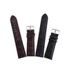 Alta qualidade Moda Genuíno relógio de couro Strap 12 14 16 18mm 20mm 22 24 Relógio de substituição intercambiável Banda de relógio Black Brown Water7293871