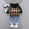 2020 Baby Jungen Kleidung Set Kleinkind Jungen Kleidung Denim Langarm T-Shirt + Hosen 2PCS Kinder Casual Anzug Kinder Trainingsanzug1