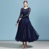 Sahne Giyim Balo Salonu Elbiseler Latin Rumba Modern Dans Kostüm Standart Elbise Kadın Tango Viennese Waltz Dress1