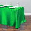 1pcs Satin Table Cloth Table Topper Overlay Cover Tablecloth For Birthday Wedding Banquet Hotel Festival Party Decoration