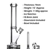 manufacture Hookah beaker Glass Bong water pipes dab rig catcher thick material for smoking 9mm bongs