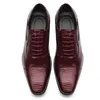 Etro Bullock Design Man Classic Business Formal Shoes Spiczaste Toe Skórzane Mężczyźni Oxford Dress But